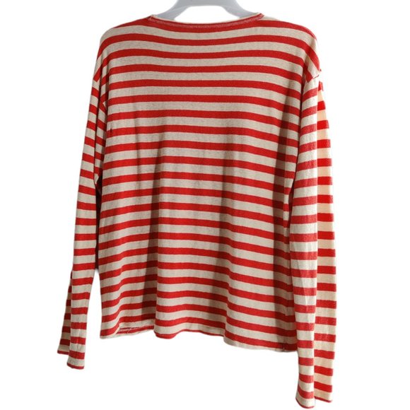45Rpm Striped Long Sleeve Tee Shirt Mens Size 6 / XL - Picture 2 of 6